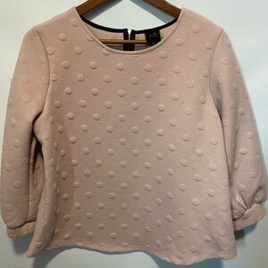 W5 Women's Pink Textured Top